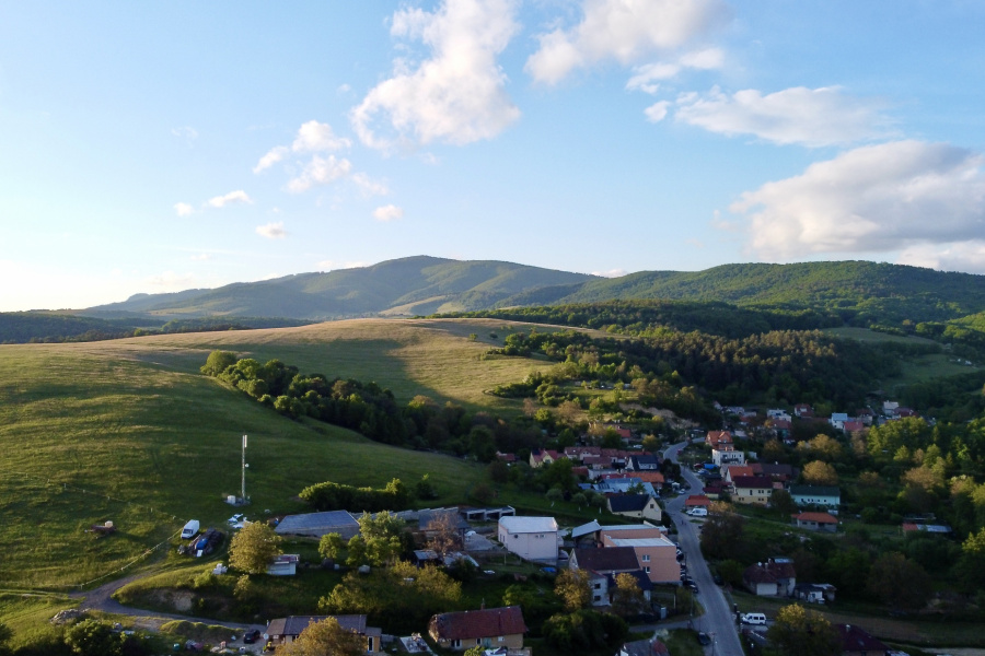 Letecký záber