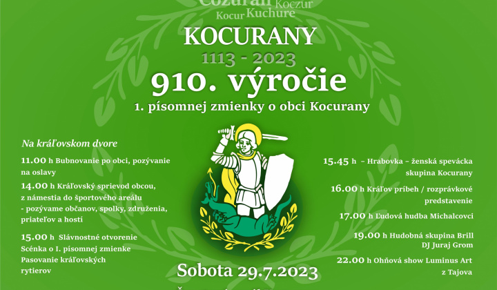 1. fotografia fotogalérie Oslavy výročí obce / Oslavy 910. výročia obce v roku 2023 - foto