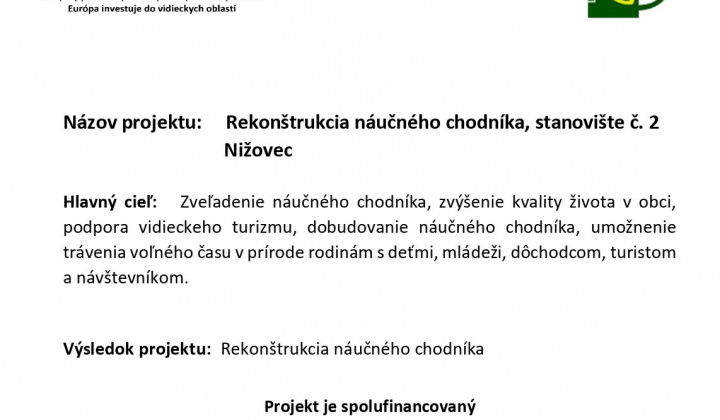 11. fotografia fotogalérie Náučný chodník