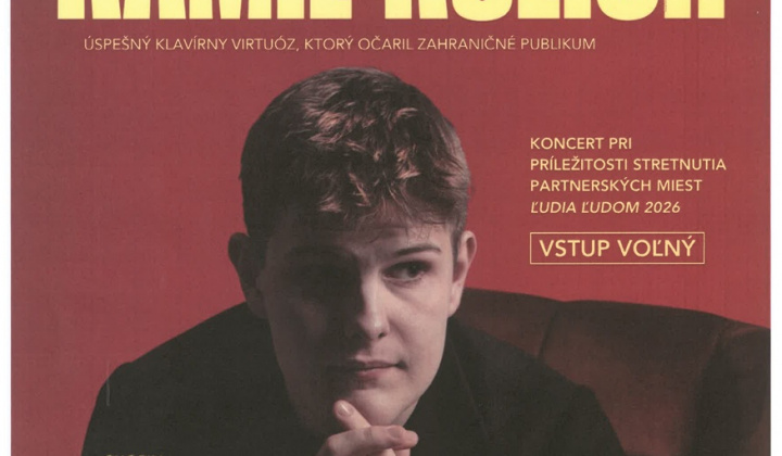 Fotka - Koncert Kamila Kulicha - úspešný klavírny virtuóz z obce Kocurany