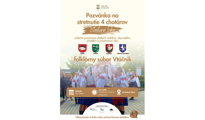 Pozvánka na stretnutie 4 chotárov
