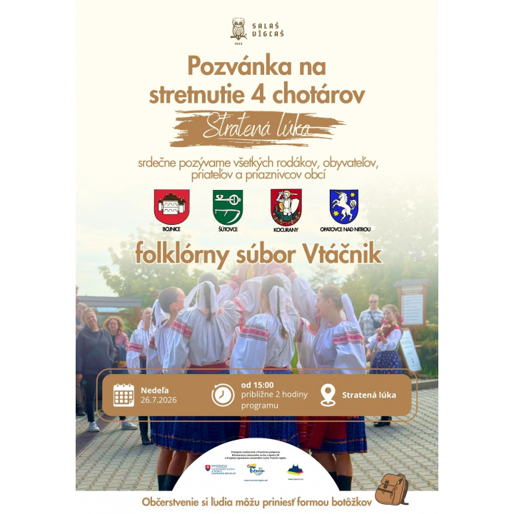 Pozvánka na stretnutie 4 chotárov