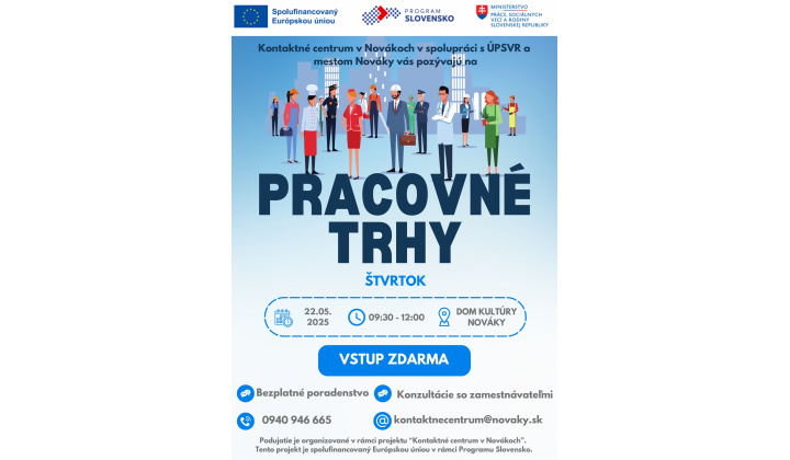 Pracovné trhy v Novákoch