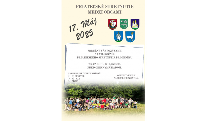 Priateľské stretnutie medzi obcami