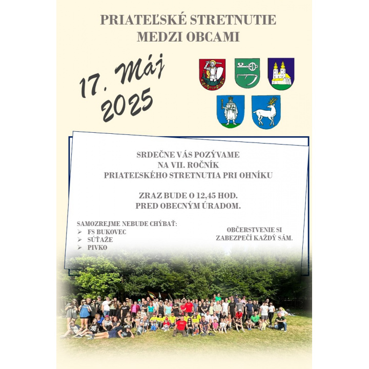 Priateľské stretnutie medzi obcami