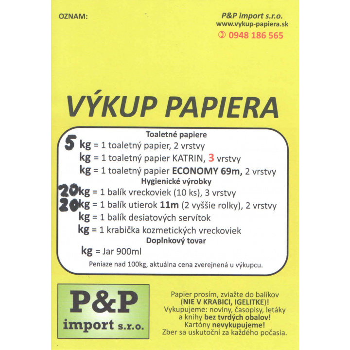 Zber starého papiera